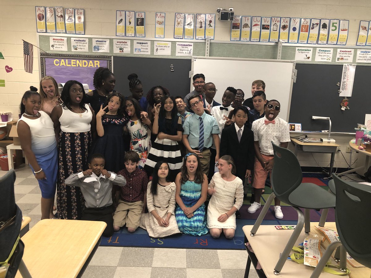 And just like that, they’re middle schoolers. Words can’t express how proud I am of this group of talented, smart, kind individuals. I know they will continue to achieve their goals in middle school! #5thGradeFarewell