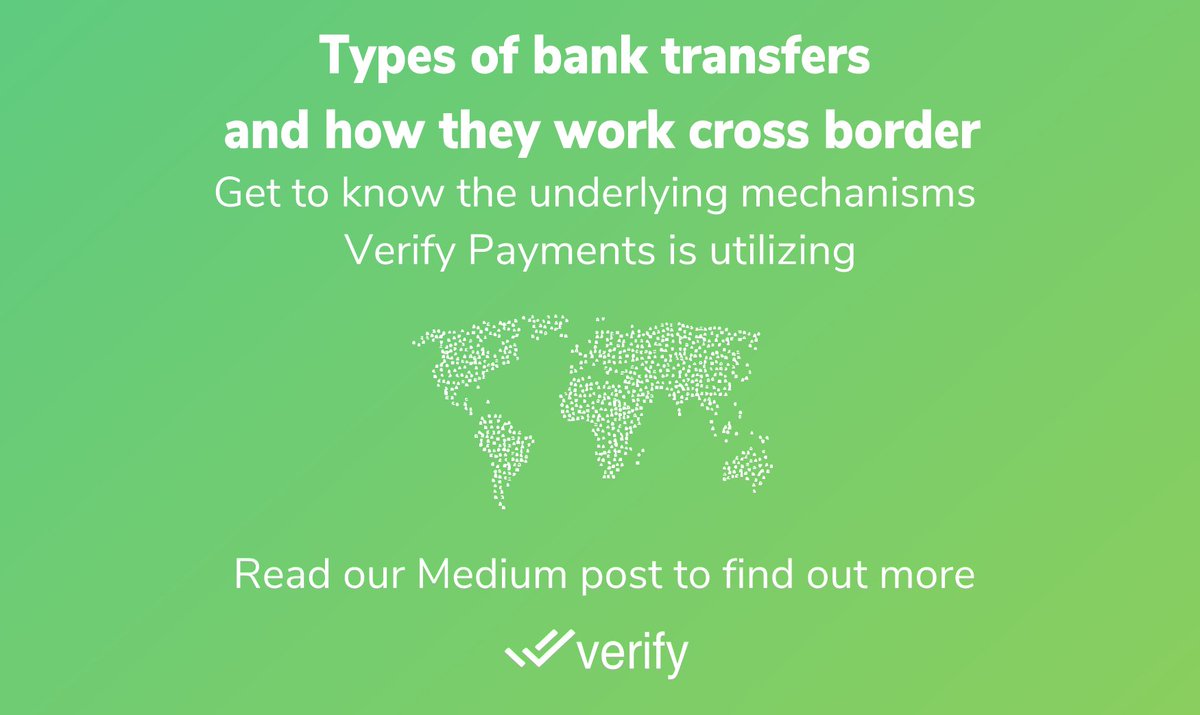 Get to know the underlying mechanisms Verify Payments is utilizing, Read more about it here:
medium.com/@verify.as/typ…