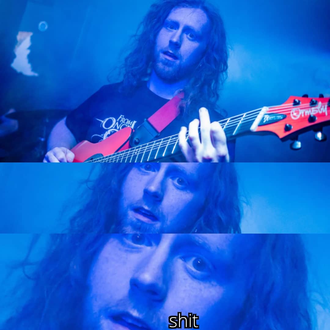 constructband's tweet image. When your vocalist is busy and you realise you have to talk to the crowd.

📸: @DavidFOWC 

#UKTM #TechMetal #ProgMetal #Djent #Progressive #Metalcore #Gig #Show #LiveMusic #Guitarist #OrmsbyGuitars