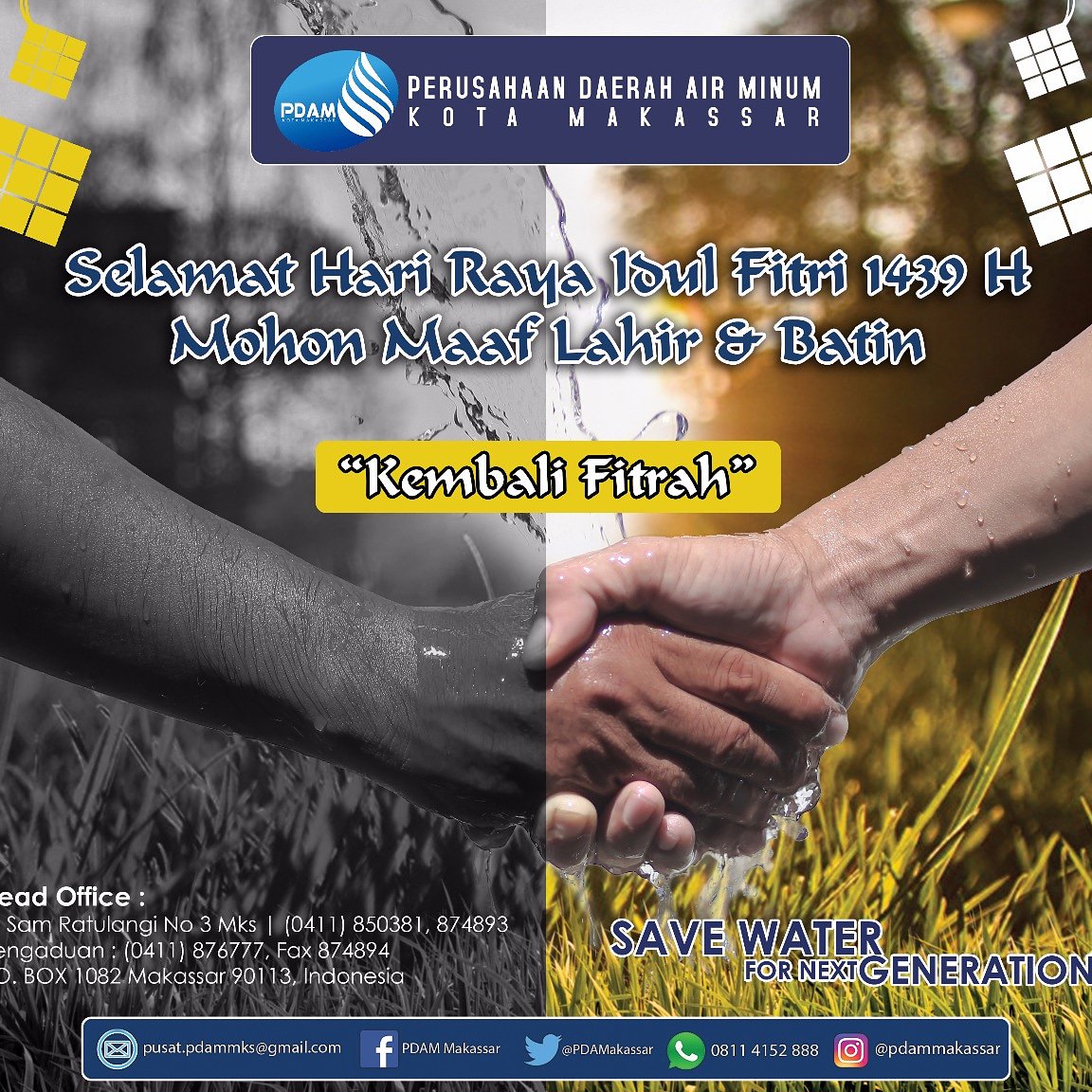 PDAM Makassar tweet media