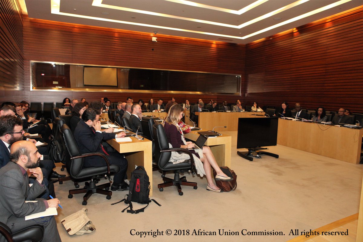 AmbKwesiQuartey's tweet photo. Briefing and discussing the upcoming African union Summit in Noukchatt, Mauritania, with the African Union Partners Group of non-member states. The Summit kicks off on the 25th of June to the 2nd of July, is the 3rd Summit under this Commission. https://t.co/KEEDjdUbR8