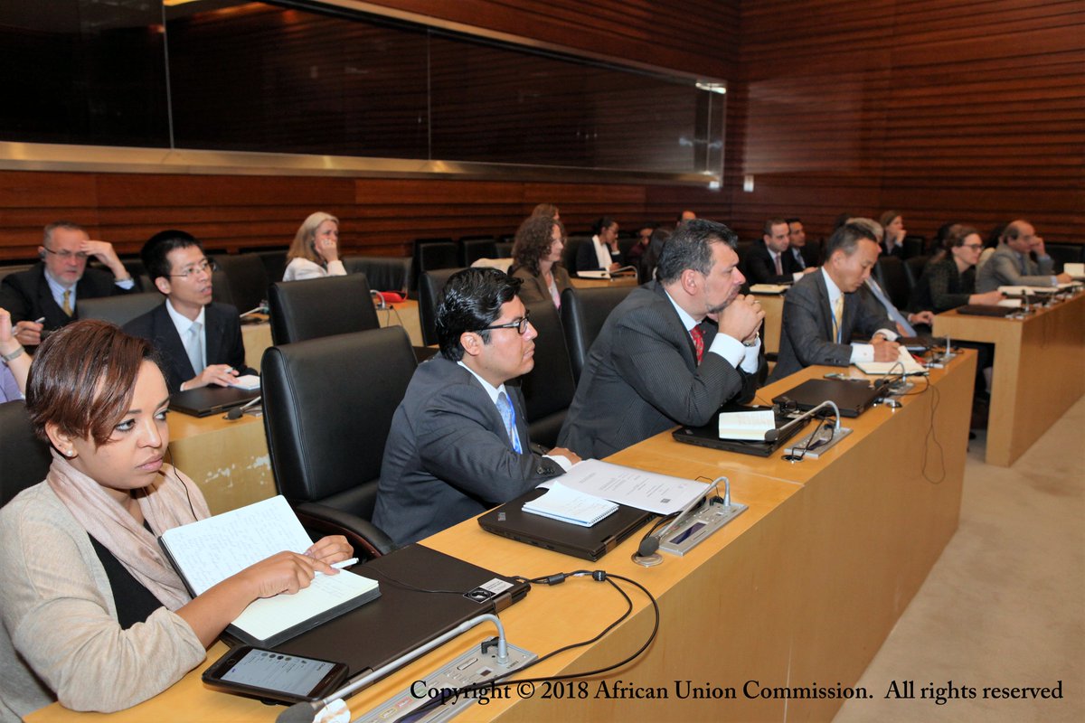 AmbKwesiQuartey's tweet photo. Briefing and discussing the upcoming African union Summit in Noukchatt, Mauritania, with the African Union Partners Group of non-member states. The Summit kicks off on the 25th of June to the 2nd of July, is the 3rd Summit under this Commission. https://t.co/KEEDjdUbR8