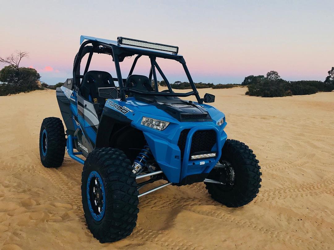 Cowboypowerspor's tweet photo. #RZRLife all around the 🌏 
This RZR Turbo saying Hi! from Australia.
Where do you dream of riding a #RZR? https://t.co/z7WxgtIUTW