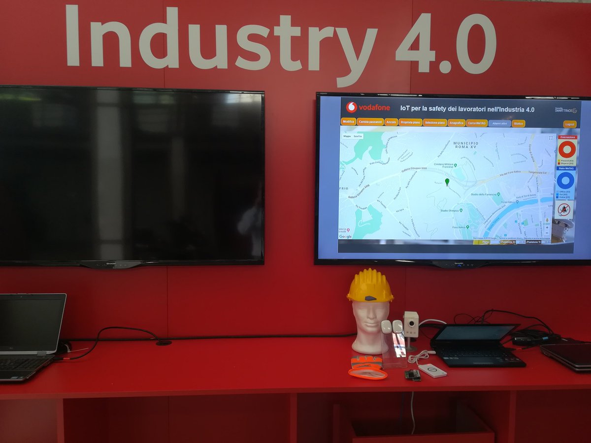 _Smart_Track_'s tweet image. We are ready for #vodafoneIoT event with our connected worker solution based on NB-IoT connectivity!