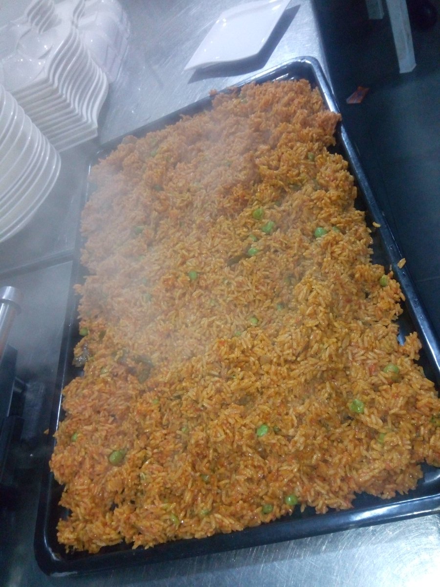 chef_yinda's tweet photo. Upon resumption today, jollof was number 1 on roll call.... #lagoschefs https://t.co/fxBsa7k9Jf