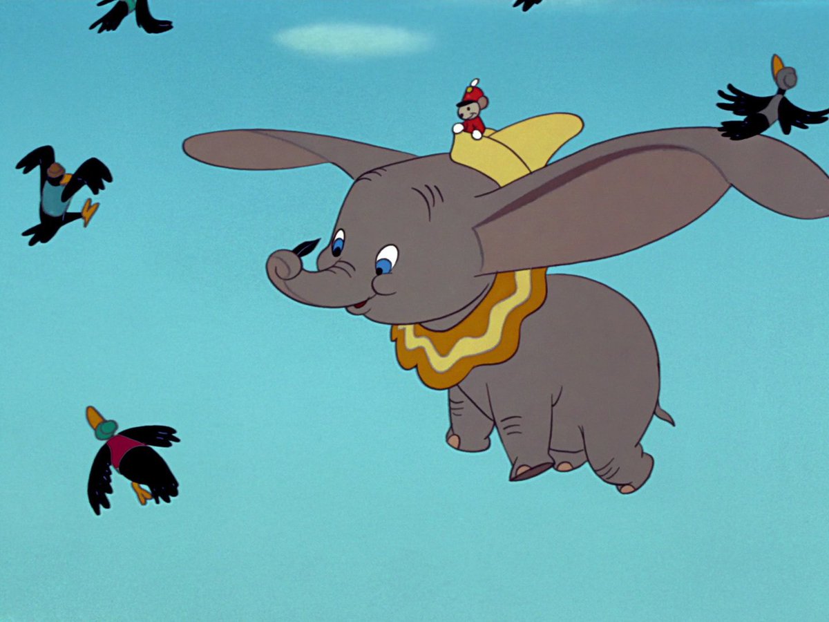 michelle_maren's tweet photo. THE LESSON OF #DUMBO: #Dumbo teaches us the thing that we've been mocked for, shunned for and embarrassed about--THAT is very thing that makes us unique and gives us the wings to fly... #FlyDumboFly 🐘 https://t.co/dTch5IowLq