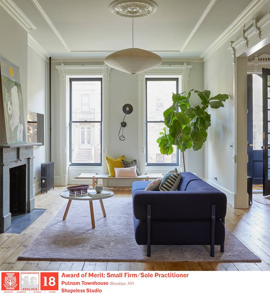 The #MeritAward in the Small Firm/Sole Practitioner Category is awarded to #ShapelessStudio for Putnam Townhouse

Congratulations! 📷 #PutnamTownhouse #BQDA18 #AIABrooklyn #AIAQueens #AIABronx