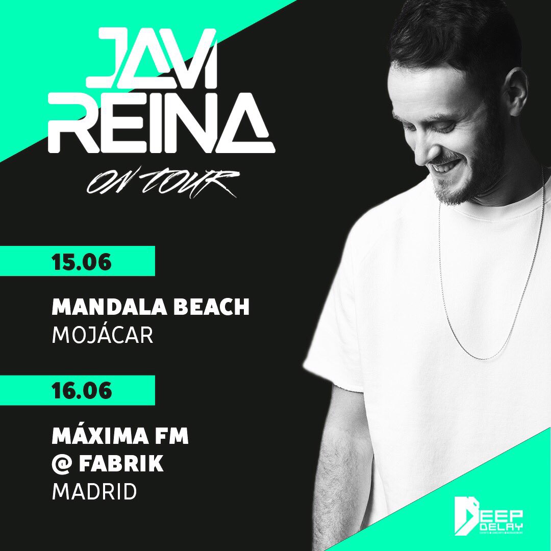 Este finde toca bailar en: 🕺🏻
⭕️ Vie: <a href="/mandalamojacar/">Mandala Mojacar</a> 
⭕️ Sab: MaximaFM @ <a href="/fabrikdiscoteca/">FABRIK</a> 

🔘<a href="/deepdelay/">Deep Delay Management</a>