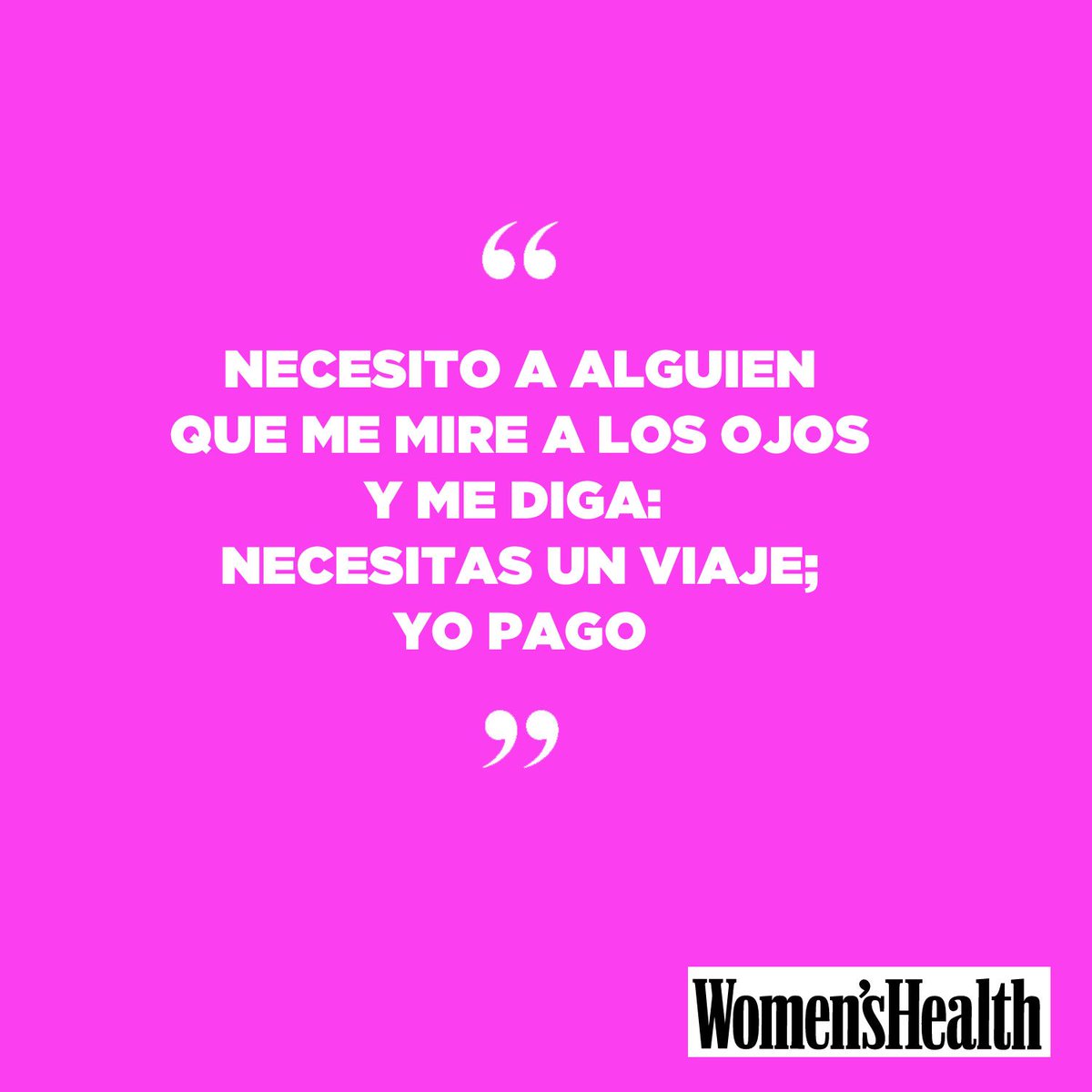 WomensHealthESP's tweet photo. #lafrasedeldía #felizviernes... ¿No paras de pensar en las vacaciones? Mira estos trucos para que te salgan más baratas. https://t.co/9nNYp03RjD https://t.co/wbioMMWMnA