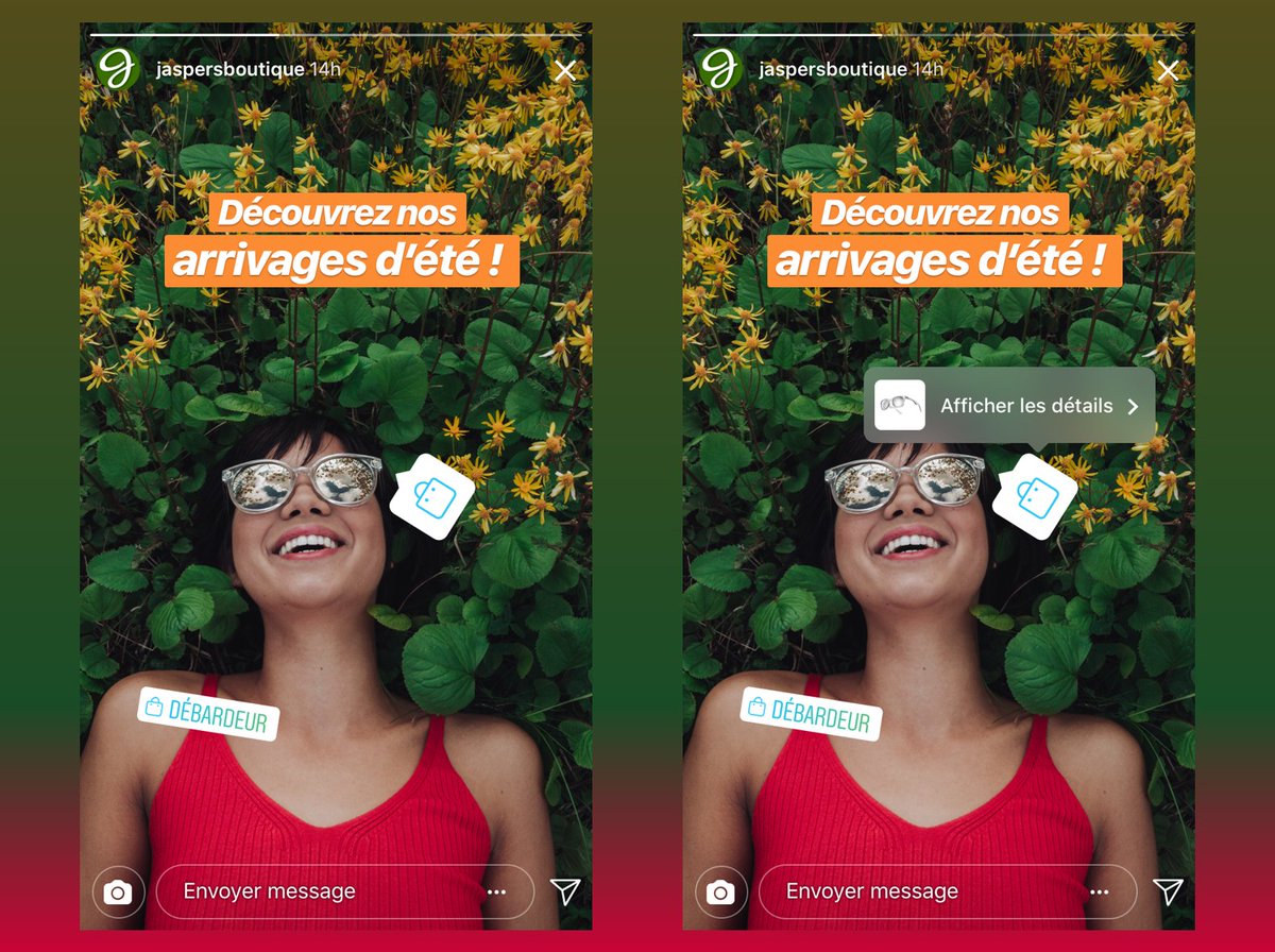 Toile_des_Comms's tweet photo. Instagram : la fonctionnalité shopping arrive maintenant dans les Stories - https://t.co/l4baBYLi7w https://t.co/vifySwlJQp