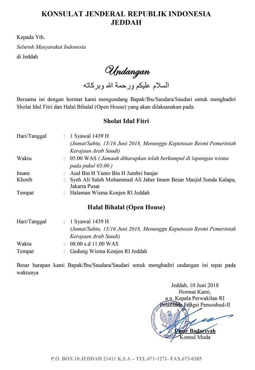 Kjri Jeddah Indonesian Consulate En Twitter Sholat Idul
