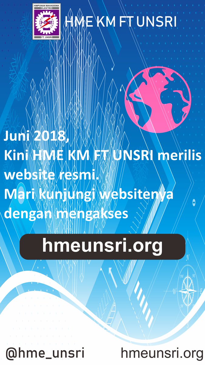 HME Rilis Website Resmi

Yuk kunjungi Website Resmi HME KM FT UNSRI 
hmeunsri.org

#WebsiteHMEKMFTUNSRI
#HMEUNSRI
#2018