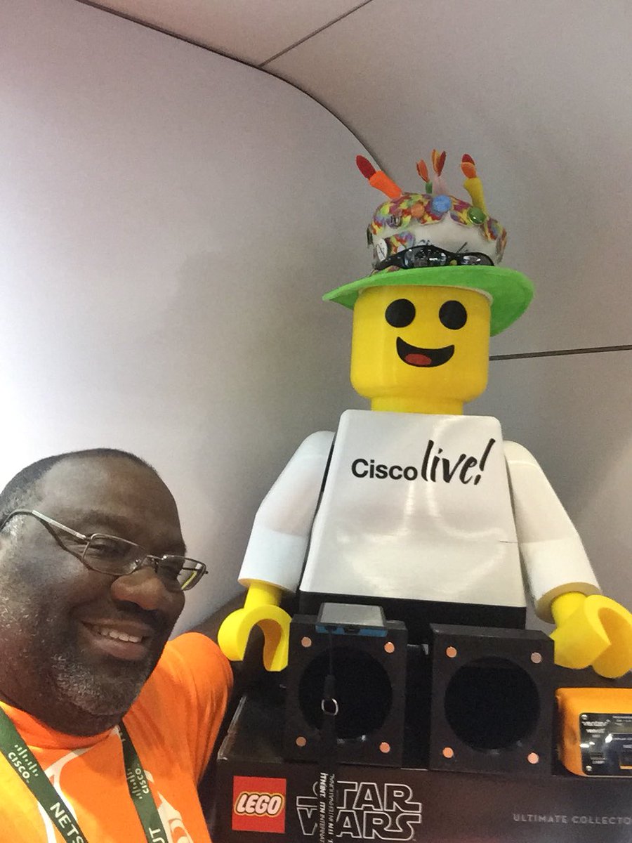 TGIWiFiGuy's tweet photo. Day 3 at CIsco Live. Rockin it once again win @NotSoMiniFig and @TheCiscoHat. Did you know that @NotSoMiniFig has a skateboard and a tank that is powered by the VenVolt? @VentevInfra is at Booth 1229. Stop by. #CLUS #OrangeJuice #OrangeSwag #ShowMeYourVentev https://t.co/99t29UtjJl