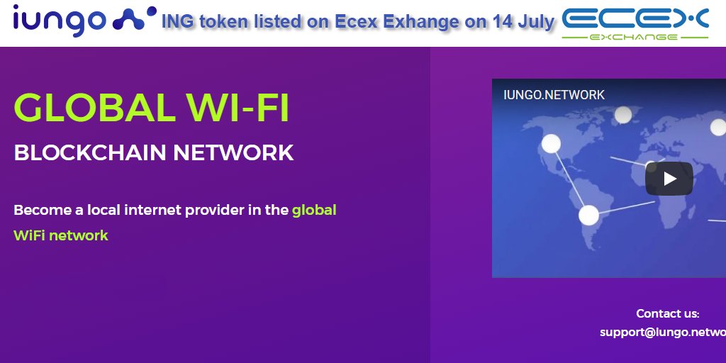EcexExchange's tweet image. We have new token coming to trading market - IUNGO Token (ING) - Supported by IUNGO team. Listed on 14th of June.
Want list token and make airdrop?  Free of charge until 11th of July.
ecex.exchange     
#ING #IUNGO #exchange #EcexExchange #ZIG #listing #Airdrop #token