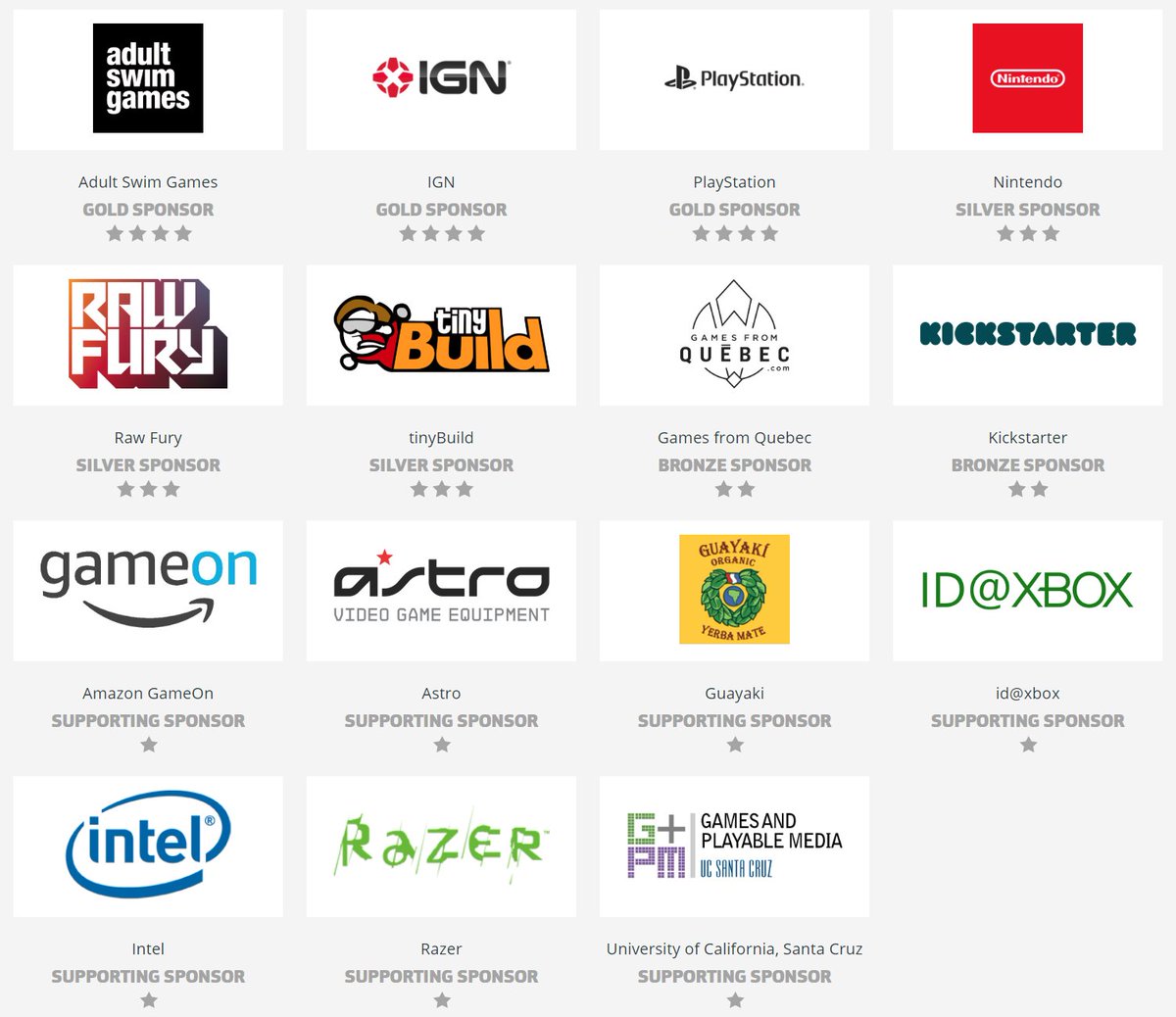 indieexchange's tweet photo. Thanks to all the amazing sponsors and partners helping to make tonight's #indiegame showcase possible!

https://t.co/0kIPXHCDN9 https://t.co/uWwDg6hWIq