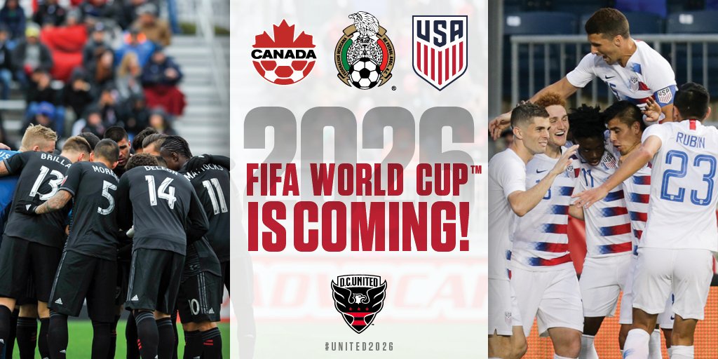 It's official. The @FIFAWorldCup is coming back to North America!   🇨🇦🇲🇽🇺🇸 | united2026.com https://t.co/TbeFk6dmPJ