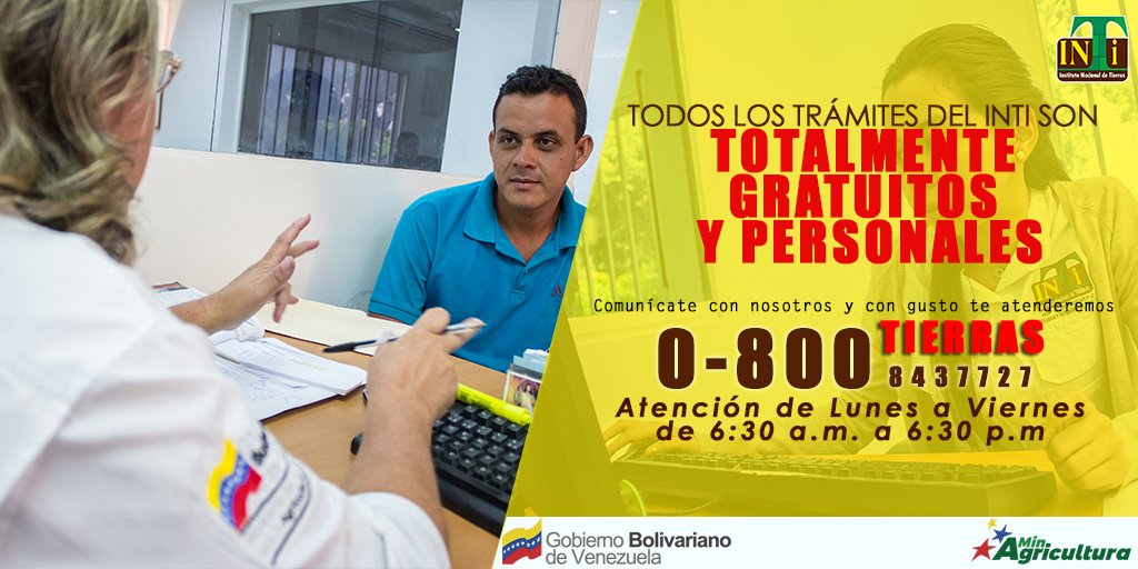 INTi_Venezuela's tweet photo. #INTiInforma Está prohibido realizar algún tipo de pago o colaboración por gestiones ante el #INTi
@NicolasMaduro @wcastroPSUV @LuiSoteldoPapel #PazParaAvanzar #ÚneteASembrarLaPatria https://t.co/xuBhHpPYM7