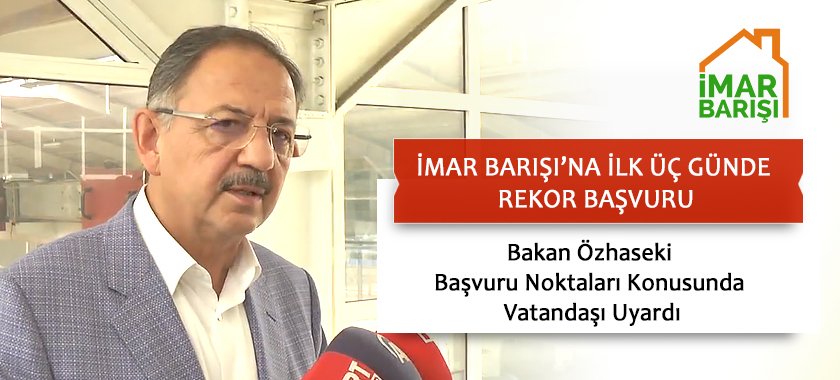 T.C. Çevre, Şehircilik ve İklim Dğş. Bakanlığı (@csbgovtr) on Twitter photo İMAR BARIŞI’NA İLK ÜÇ GÜNDE REKOR BAŞVURU
csb.gov.tr/imar-barisi-na… İMAR BARIŞI’NA İLK ÜÇ GÜNDE REKOR BAŞVURU
csb.gov.tr/imar-barisi-na…