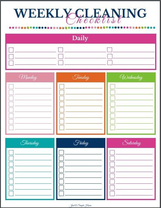 GRAB YOUR FREE HOUSECLEANING CHECKLIST! Keep your home organized with a pretty printable! #cleaning #house #sahm #Printables #organize #homeschool buff.ly/2sSjwUo