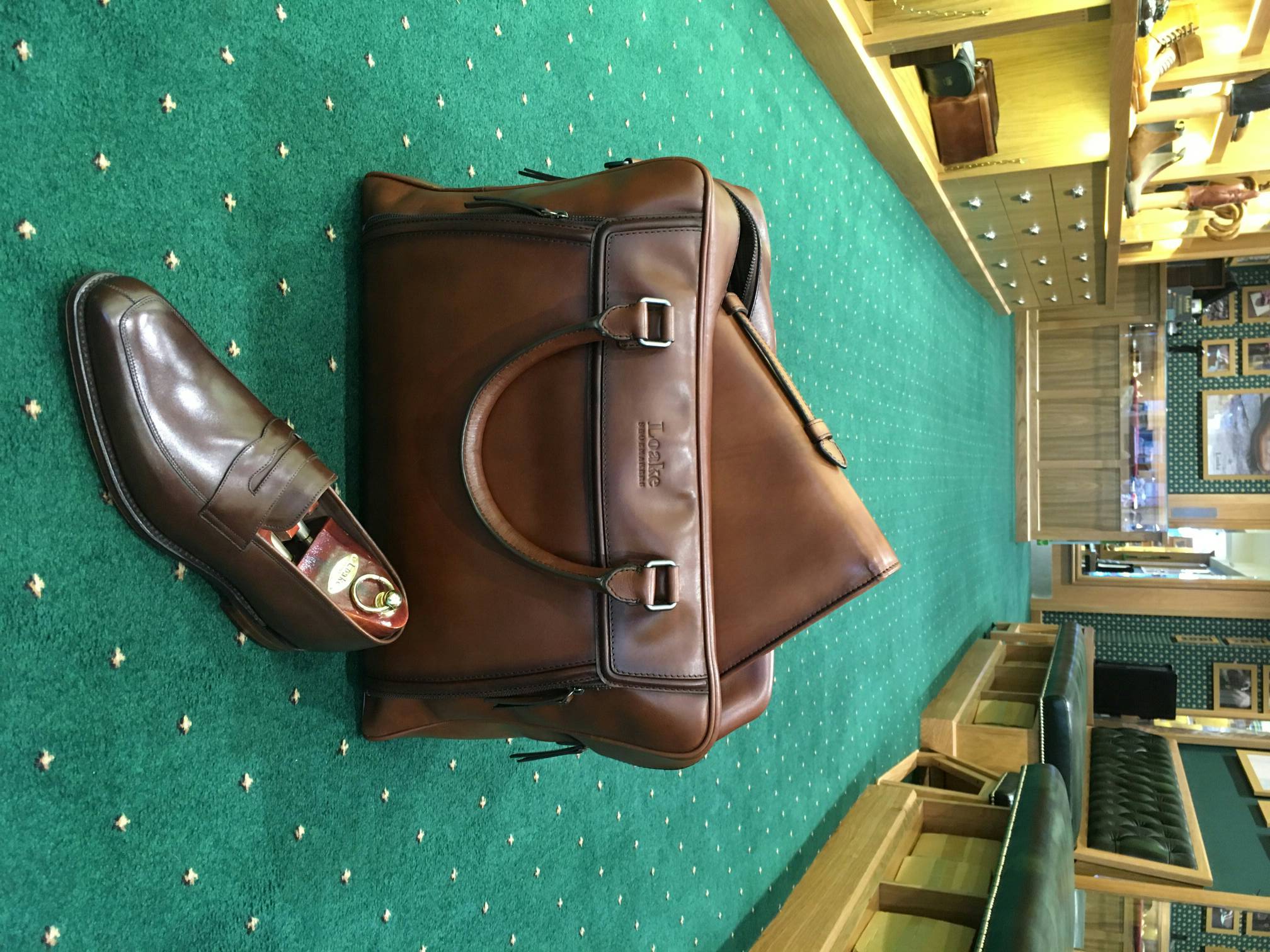 loake aviator bag