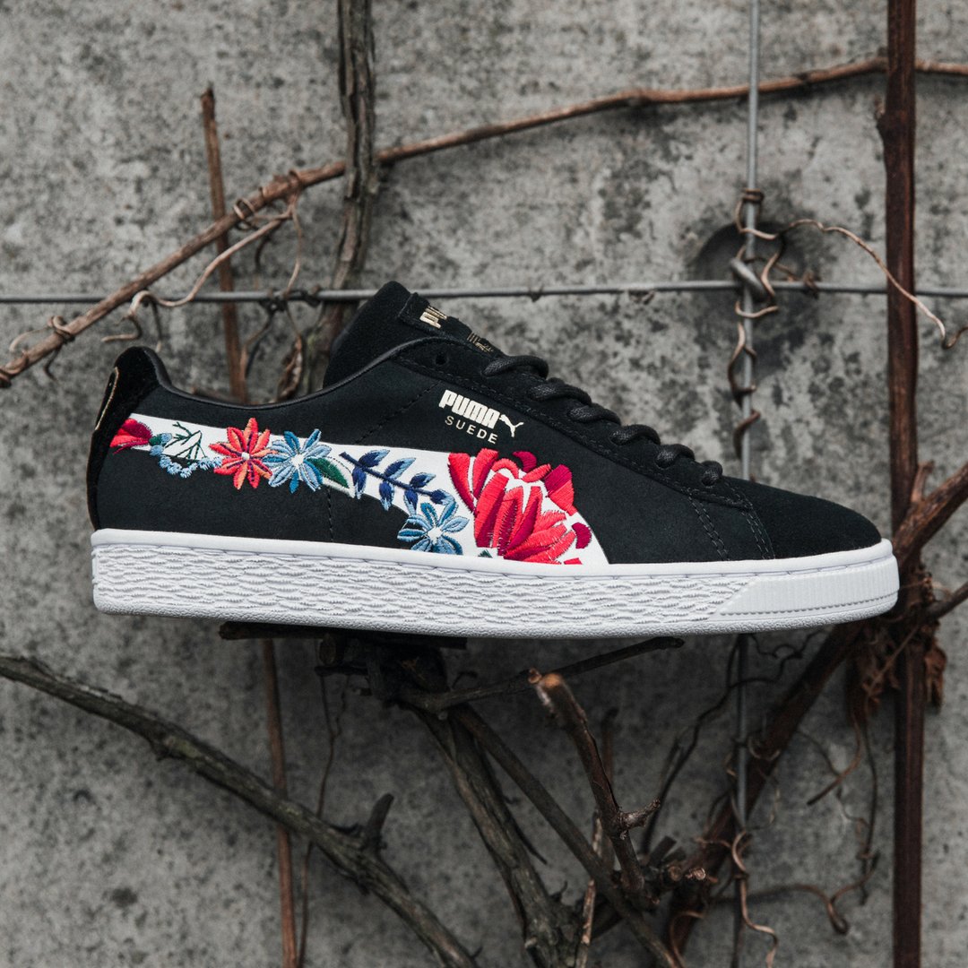 zapatillas puma suede hyper embelished