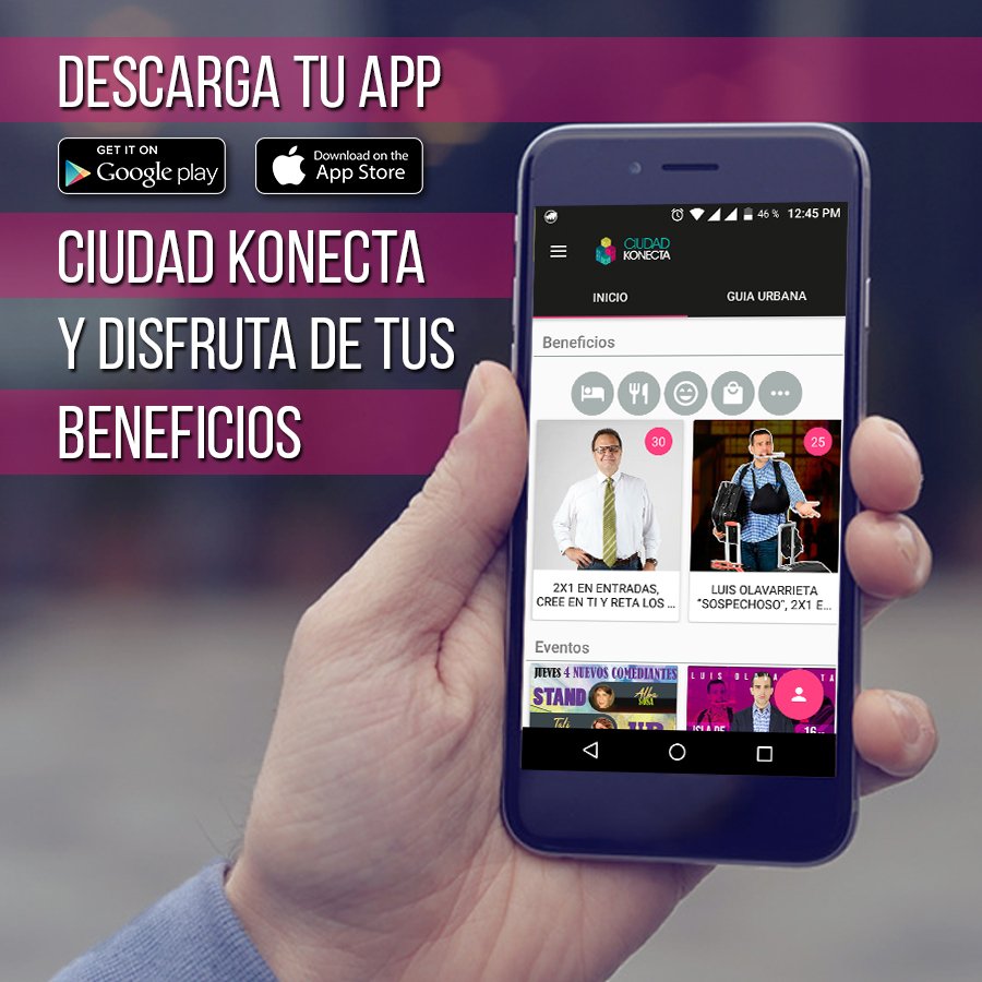 CiudadKonecta's tweet photo. Descubre todos los #beneficios que tenemos para ti, de la mano de los #mejores aliados de la #IslaDeMargarita. No esperes más, descarga tu #App #Ciudadkonecta disponible en #GooglePlay y #AppStore https://t.co/oMfT49E5P7