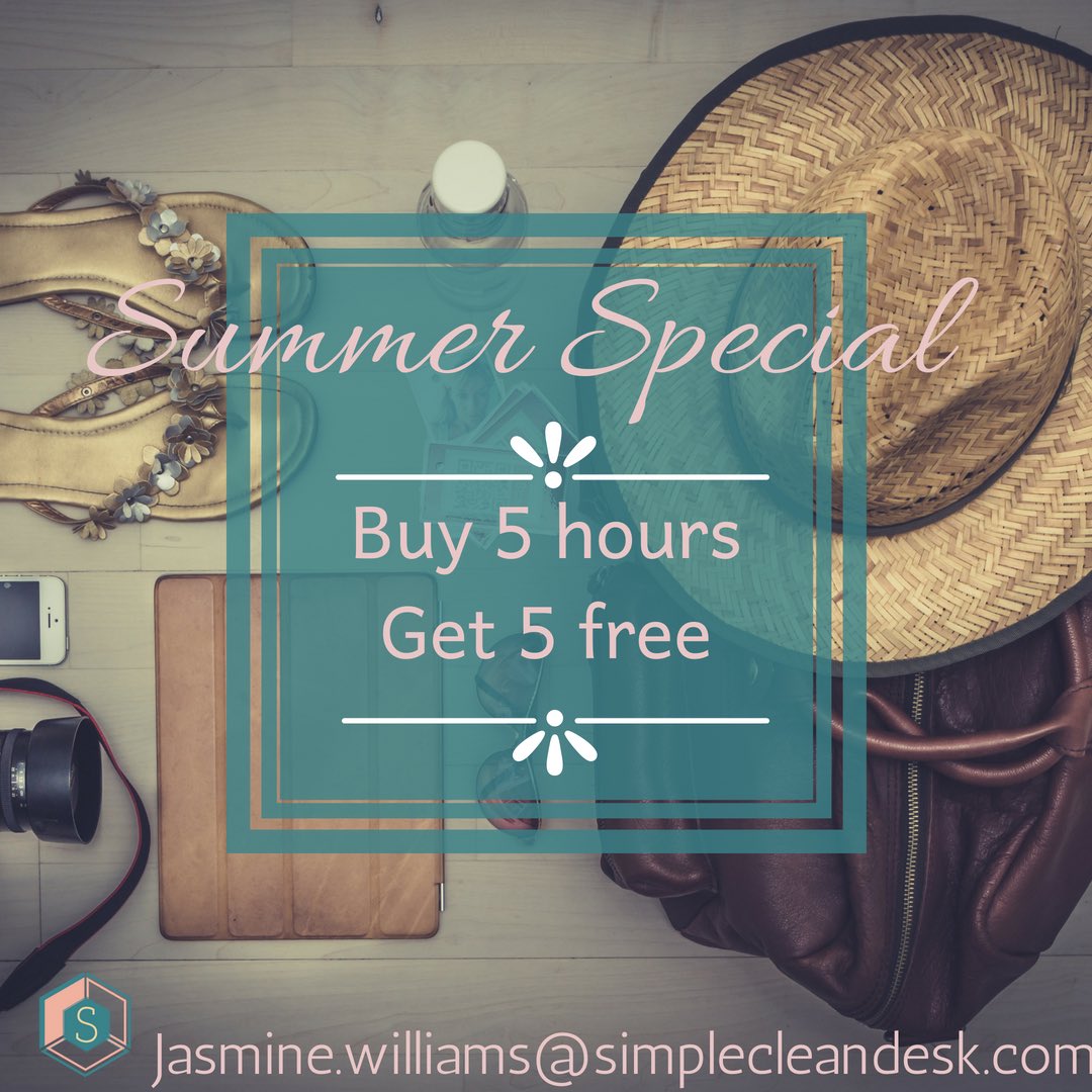 Simplecleandesk's tweet image. Summer special now in full effect !