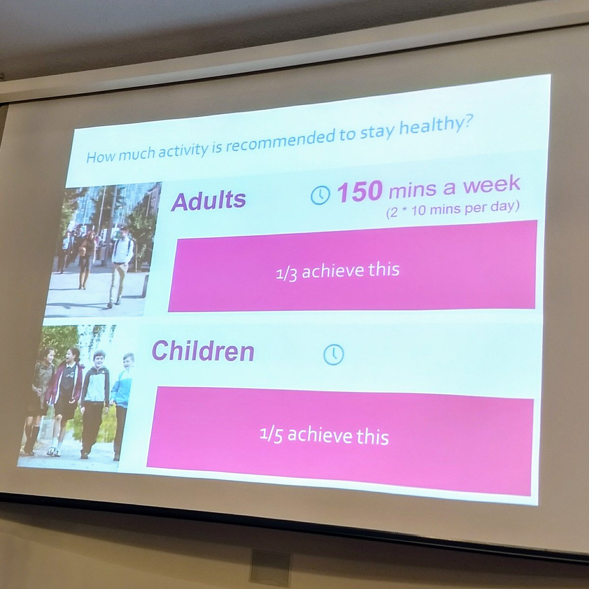London_Cycling's tweet photo. Naomi from @TfL #HealthyStreets team says physical inactivity worst impact of motor traffic & only 1/3 of London adults, 1/5 of kids reach minimum recommended level of activity each day. #LiveableLDN #CityCyclingFestival https://t.co/4Itar7Nn1e