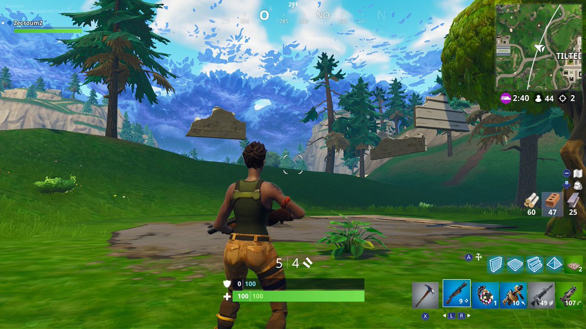 sine - bug de fortnite