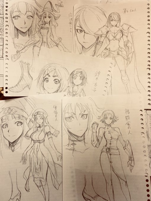 異世界ふたなり転生
キャラデザ終わったー! 