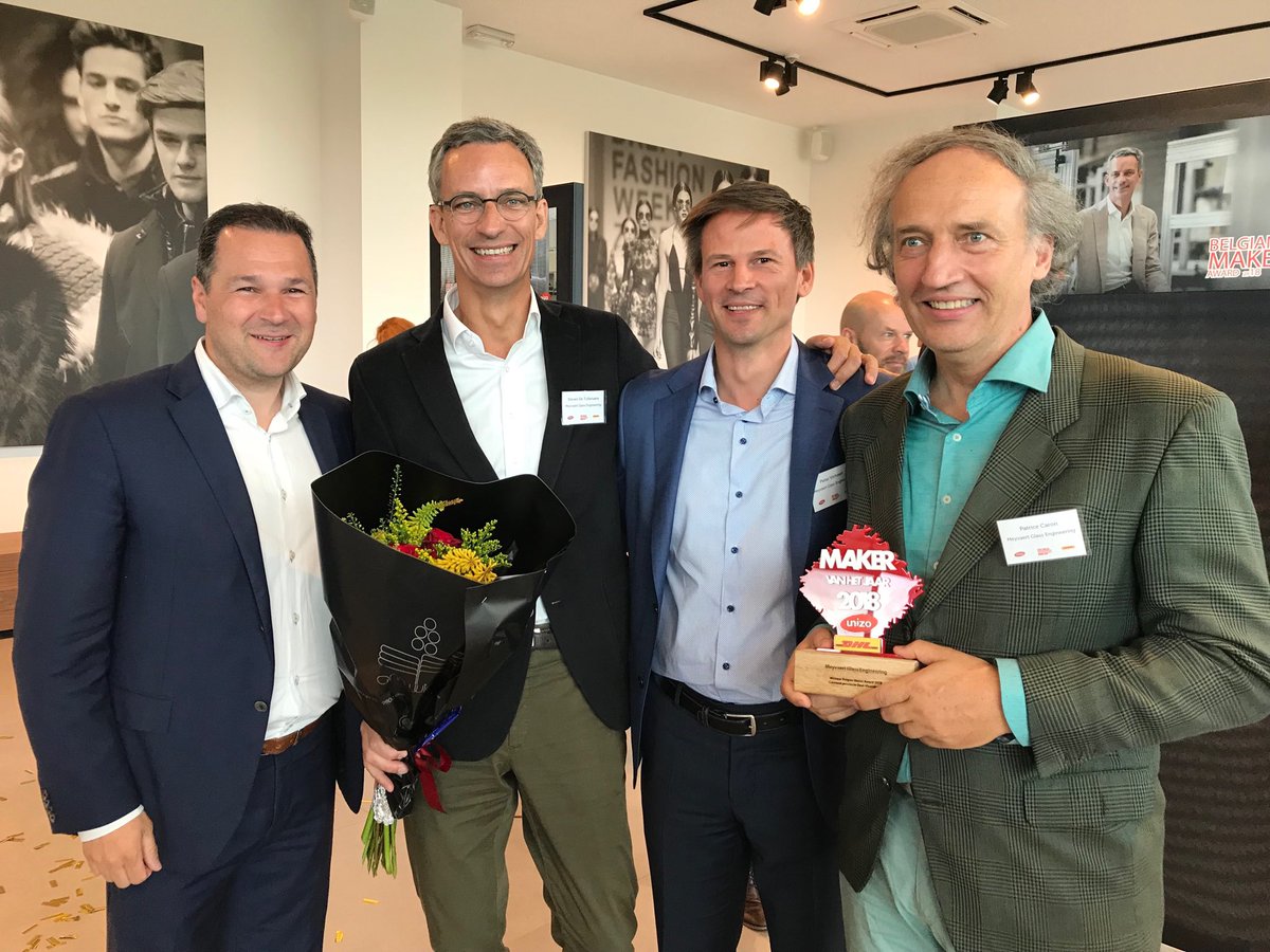Proficiat <a href="/Meyvaert_/">Meyvaert</a> met jullie titel ‘Productiebedrijf van het jaar’! Wereldklasse uit Gent, met klanten als #louvre en #hermitage  <a href="/DHLexpress/">DHL Express</a>