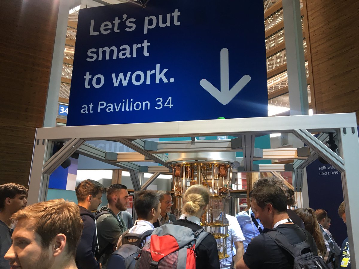 ImmanuelLuhn's tweet photo. Meet the #IBM team at Pavilion 34/35 and check out an replicate of IBM‘s #QuantumComputer and talk to our researchers about #NextBigThings #CEBIT2018 #NumberOneAI https://t.co/UYmYSXCsSa