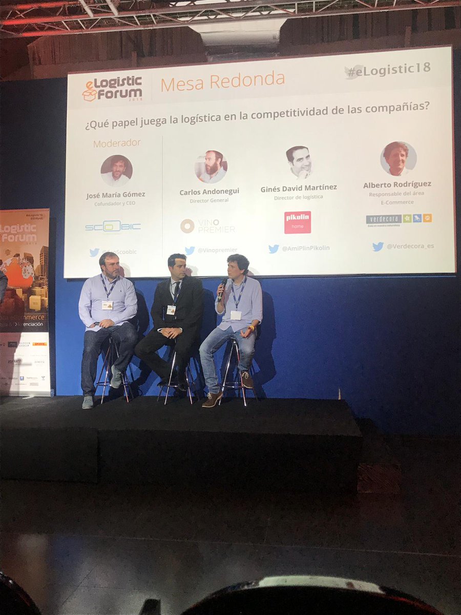 Verdecora_es's tweet photo. Nuestro https://t.co/V7FacRbf4k ecommerce Alberto Rdguz,nos cuenta la logística en la competitividad de las compañías #eLogistic18 https://t.co/lM43wRGEJL