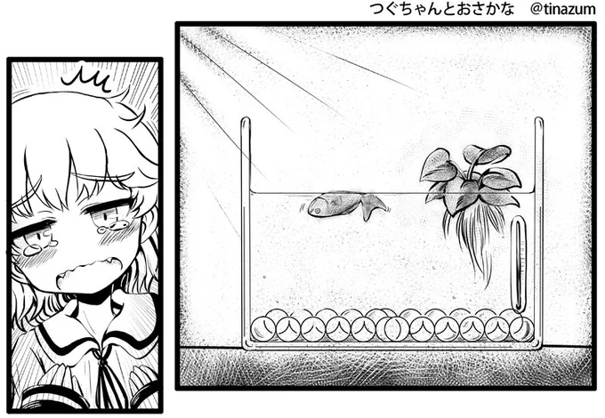 筆禍さんとこのつぐちゃん合同に参加してます。つぐちゃんとおさかなのおはなしだよ。 