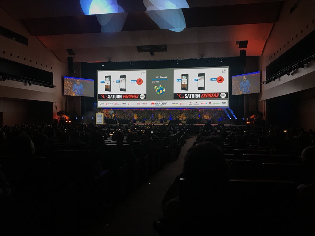 _mustafakhan's tweet photo. Another amazing keynote by @martin_wild Wild @GlobalDIY Talking about distribution in retail and how MediaMarktSaturn is focused on constantly innovating in the store! #DIYsummit #Barcelona thanks Martin for the mention of @info_mishipay and #SaturnExpress https://t.co/EXW5T28o7p