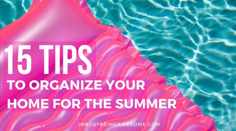 Summer is just around the corner and school vacation is inching closer. Are you ready and organized? Check out my summertime organization tips here! imbusybeingawesome.com/organize-your-… #organization #summertime #summerbreak #summervacation #schoolsout