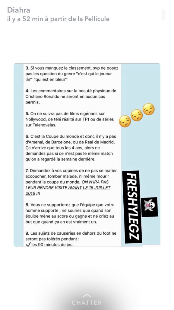 _lauryne971's tweet photo. Reglement de la coupe du monde 2018 selon les hommes .. https://t.co/6IdQK0cSSL