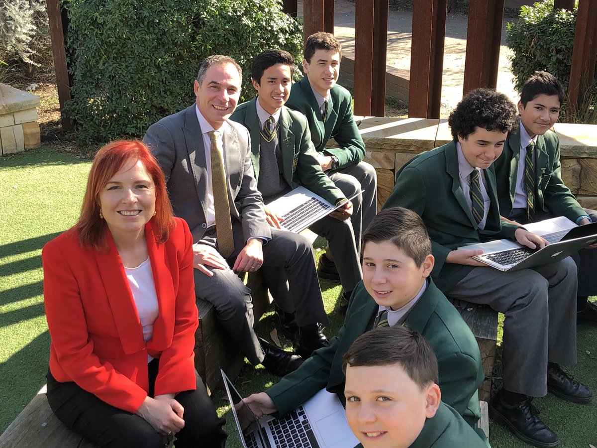 jihaddibmp's tweet photo. Today’s Visit to Parramatta Marist gave me the opportunity to see Project Based Learning in full swing. Great schools have 2 key indicators; happy kids and strong staff camaraderie.  Thnx for organising @juliafinnMP https://t.co/nmGIbB6SCf