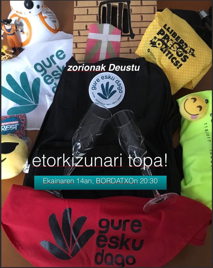 GEDDeustu's tweet photo. ZORIONAK DEUSTU! TOPA! #EmanEskuaEtorkiZunari #CadenaHumana #GizaKatea #GureEskuDago #BasquesDecide #119km #120km #121km https://t.co/37LgYU7cPr