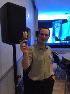 Griff The Griffin is today’s guest ‘speaker’ #paraconf