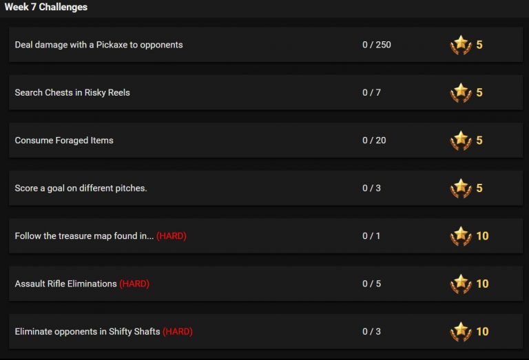 lukeshoewalker's tweet image. #week7challenges #Fortnite #leaked