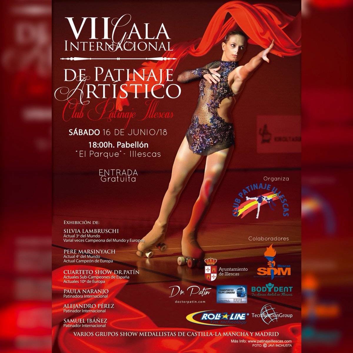 CDEPatinaje3C's tweet photo. Este Sábado estaremos patinando con los mejores del Mundo!!!
Gala de Campeones  en #Illescas 
#PatinajeTresCantos #TresCantos @3cantosdeportes @ayto3cantos https://t.co/cBiAvq5yy9
