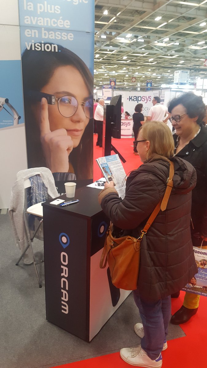 OrCam's tweet image. OrCam vous ouvre de nouveaux horizons avec OrCam MyEye 2, sans fil, miniaturisé, et ultra performant.

Venez nous rencontrer sur le salon Autonomic,Hall 4, stand A6 , et tentez une expérience unique en basse vision.

Paris Expo, porte de Versailles, du 12 au 14 Juin 2018.