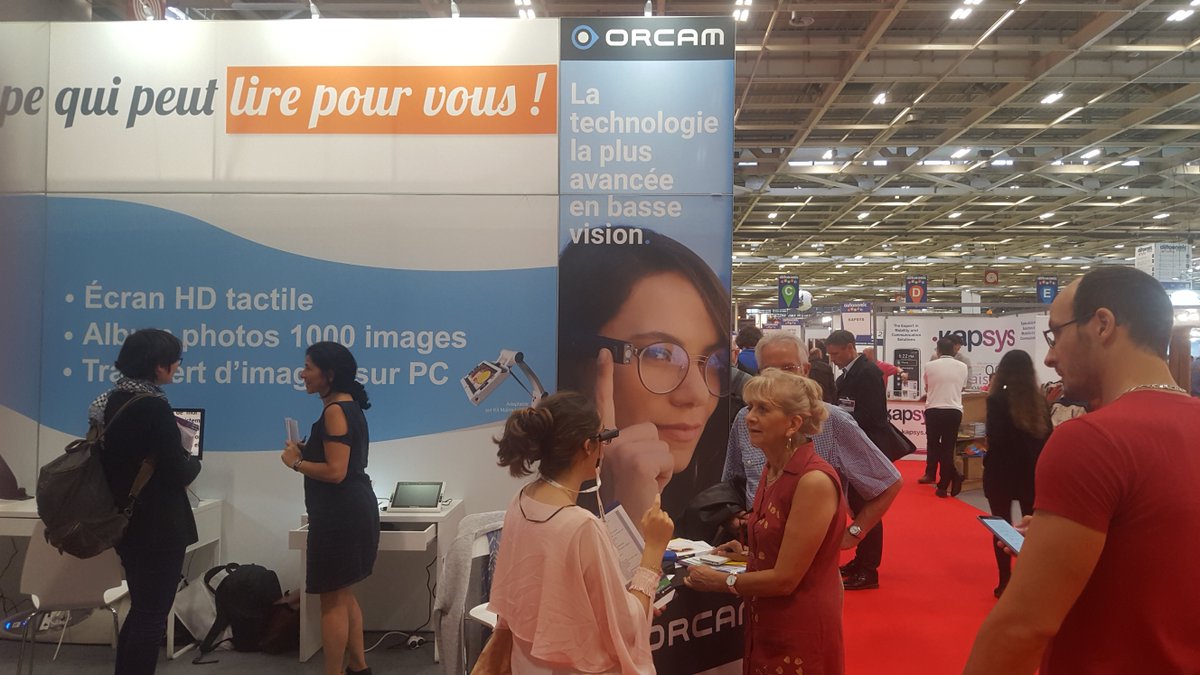 OrCam's tweet image. OrCam vous ouvre de nouveaux horizons avec OrCam MyEye 2, sans fil, miniaturisé, et ultra performant.

Venez nous rencontrer sur le salon Autonomic,Hall 4, stand A6 , et tentez une expérience unique en basse vision.

Paris Expo, porte de Versailles, du 12 au 14 Juin 2018.
