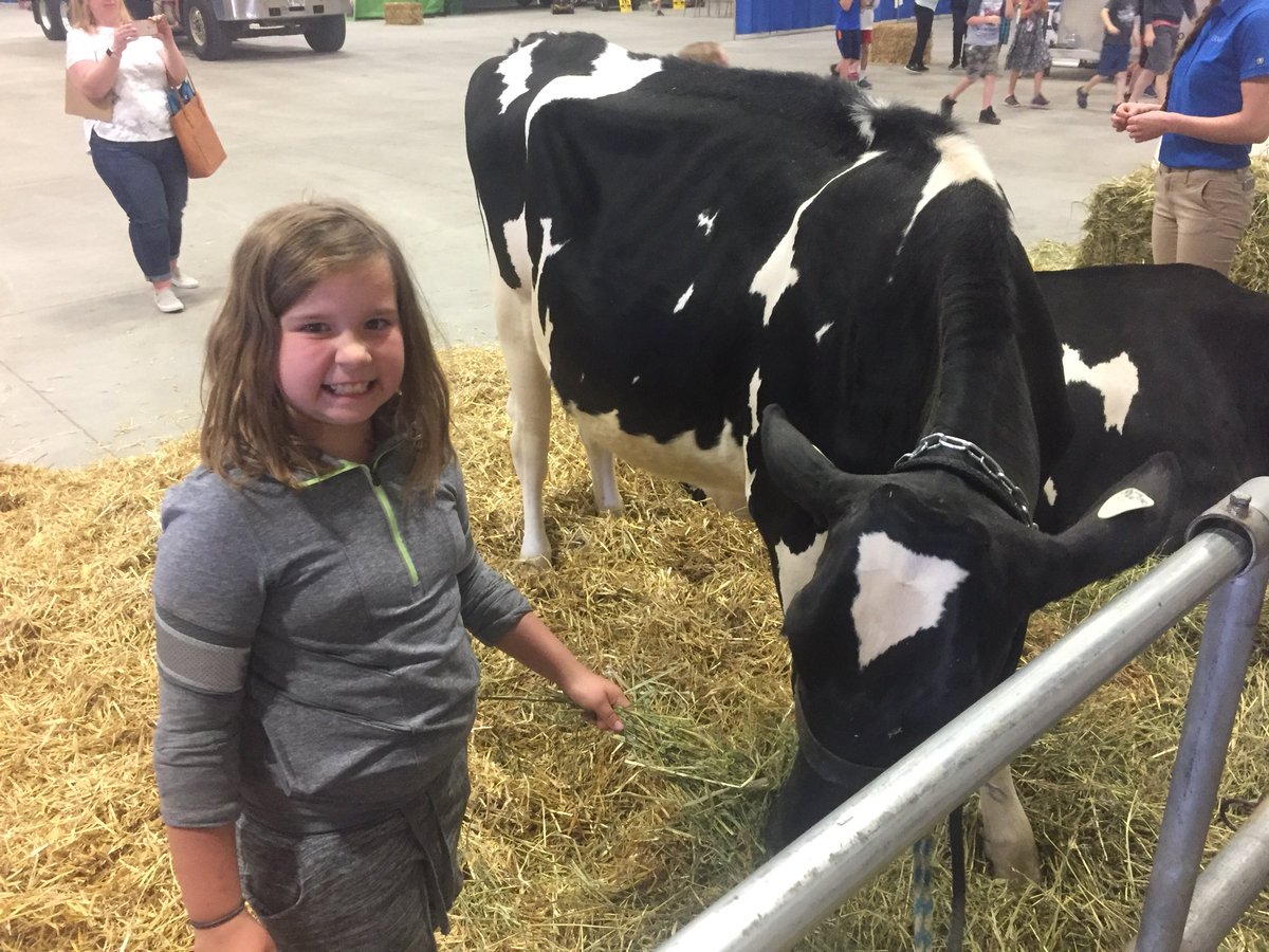 Ahall06Ashley's tweet photo. @yourschools what a great group of Gr8 students from across Perth County. As a dairy farmer, I was proud! Keep drinking milk to keep your intelligence growing!! #iFarm18 https://t.co/HrwbV5HQwS
