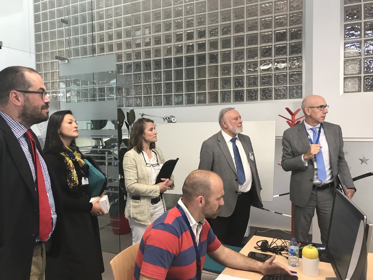 EFCA_EU's tweet image. EFCA received today the @Puerto_de_Vigo authority who presented their new system for fisheries management