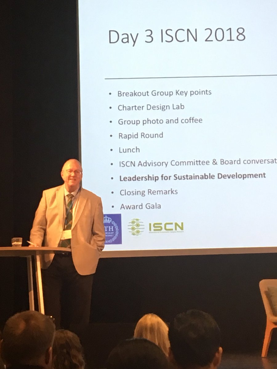 tsaltasd's tweet photo. Steve Cannon New #ISCN President addresses the Network at #ISCN2018 on Leadership for Sustainable Development @ISCNSecretariat @CyUniTech @greenatcut https://t.co/ZcM9wrDh7Y