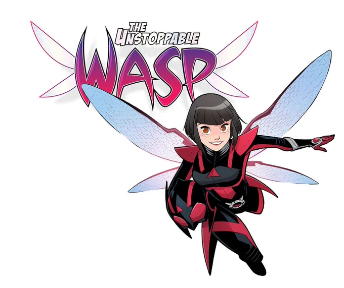 【お知らせ】マーベルで10月から始まる『The Unstoppable Wasp』(アンストッパブル・ワスプ)のアートを担当することになりました。主人公はナディア・ヴァン・ダイン。ピム博士の娘です。ナディアとは"希望/Hope"という意味なのだそうです。映画とはちょっと違ったワスプをよろしくお願いします! 