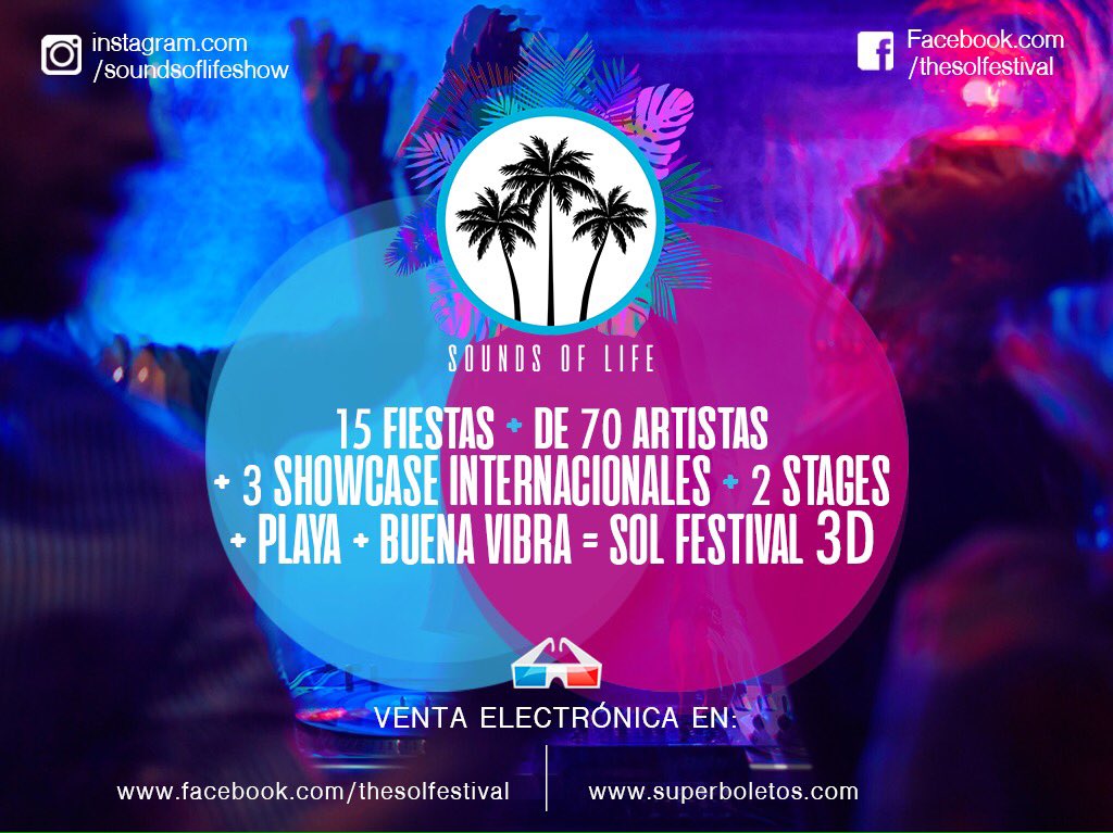 TvStereoMx's tweet image. Este 20, 21,22 y 23 de Julio, El Team de @theSOLFestival celebra un año más, con una increíble experiencia en 3D para esta edición 2018!! NUNCA ANTES VISTA!!

#SOLFestival #SoundsOfLife #Verano2018 #MeM #TVStereo #TVStereoRadio
 @memmexico