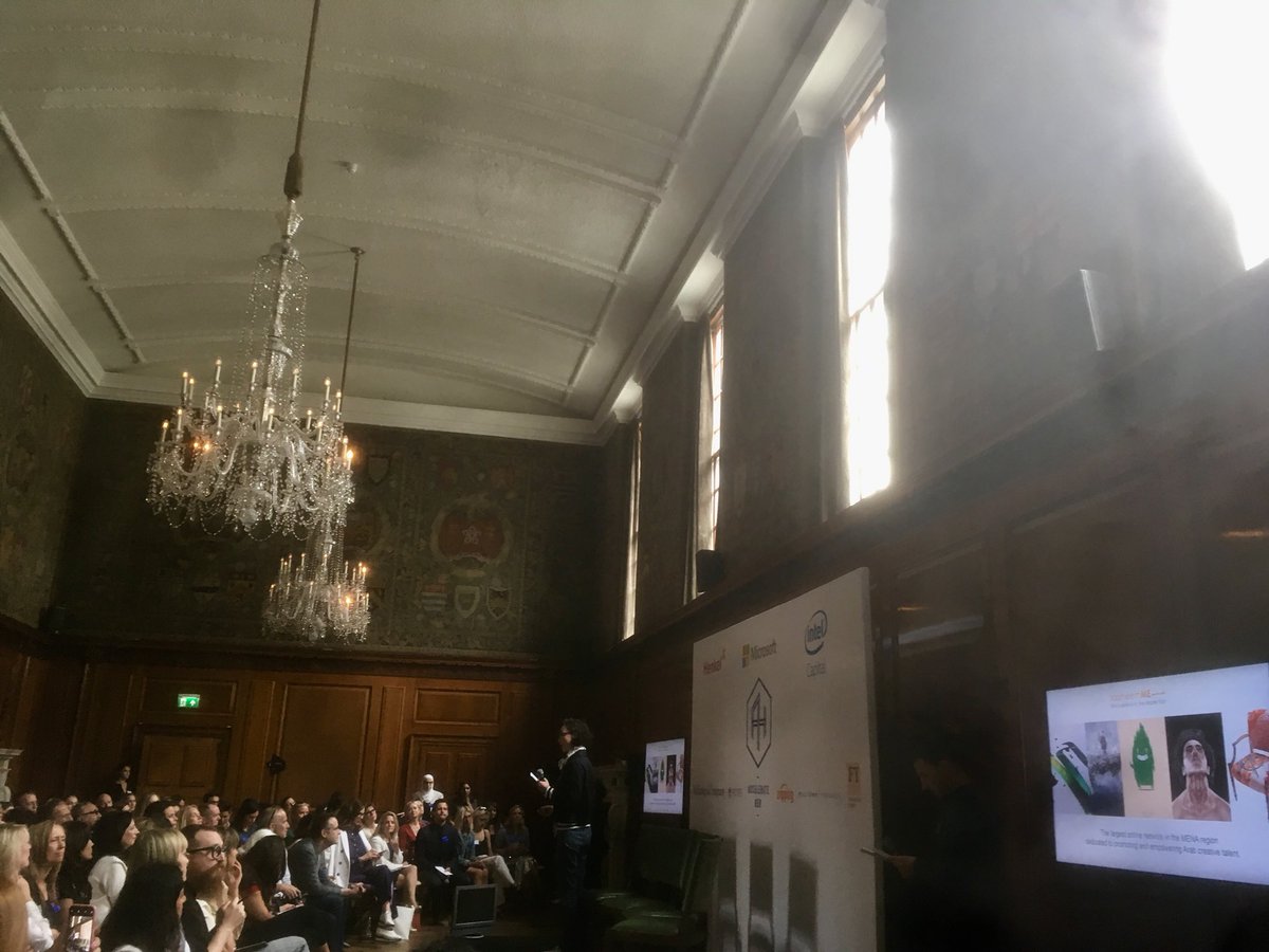 We love hearing from the Rising Stars w/ Noor Shaker (GTN), Debbie Sterling (GoldieBlox), Riya Grover (Feedr) and Noor El-Fadl (TasmeemME) 🤩